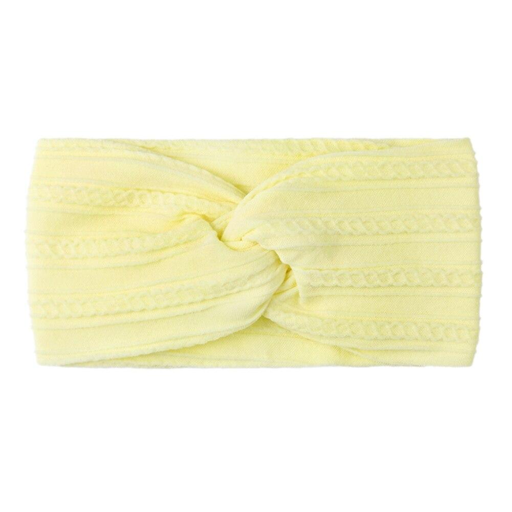 Повязка на голову с бантом для маленьких девочек, аксессуары для волос, эластичная повязка на голову с бантиком и заячьими ушками для малышей, повязка на голову с узлом, обертывания на голову