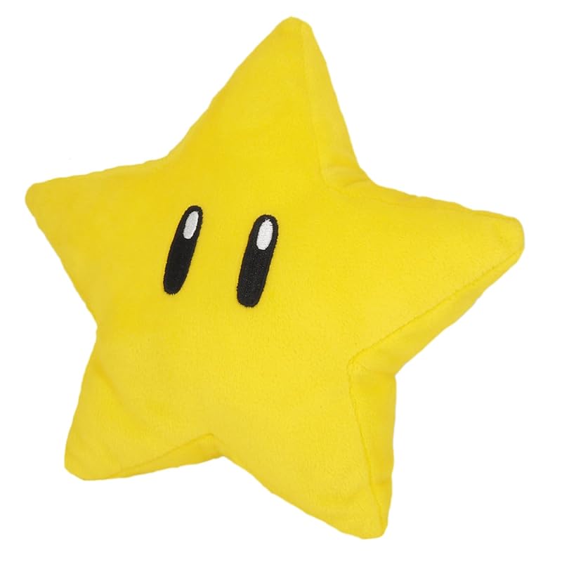 Sanei Boeki Super Mario ALL STAR COLLECTION Супер Звезда (S) Ш19 x Г7 x В18 см Плюшевая игрушка AC63