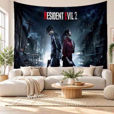 Resident Evil Wall Tapestry Home Decor Hanging Cloth Art Background Tapestry for Bedroom