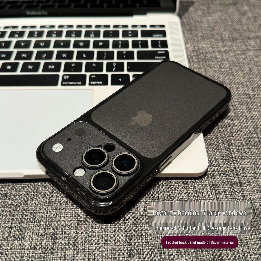 Ultra-Thin Bayer iP16 Pro Large Window Phone Case with Lens Film for Apple 14/15/12/13