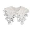 Court Lace Small Shawl Water-Soluble Hollowed-Out Pure Cotton Fake Collar Women'S Doll Collar Round Neck With Top Fake Collar