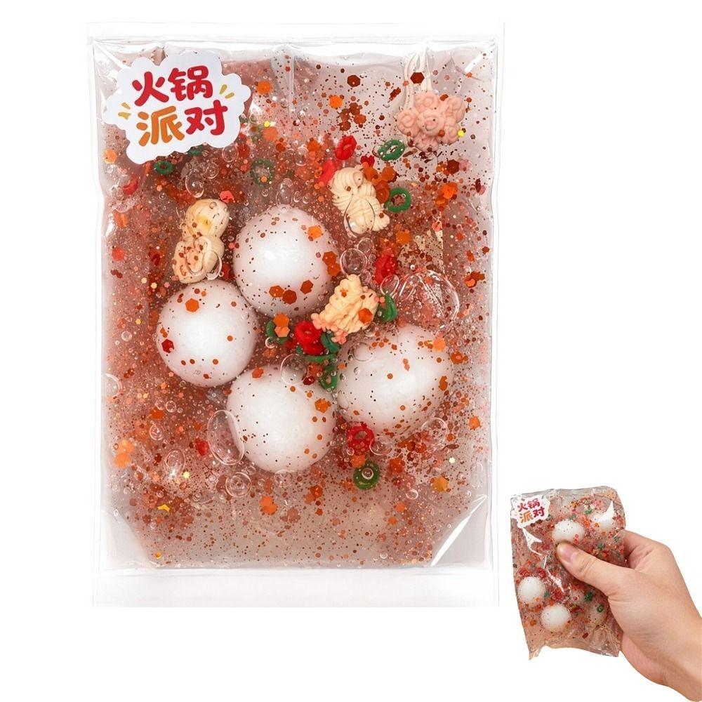 Decorative Fill Squeeze Ball Shell Crunchy Stress Relief Toy Empty Ball Skin Daily Relaxation