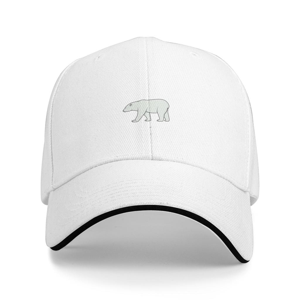 White Polar Bear Baseball Cap Unisex Women Print Trucker Hat Spring Trendy Running Hippie Hot Sale Snapback Cap