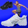 Male Jazz Dancer Training Shoes Black White Mens Athletic Fitness Square Dancing Sneakers Light Aerobics Cheerleading Shoes