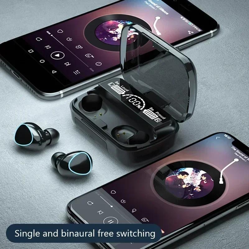 Xiaomi Bluetooth headset M10 hands-free LED Dispay headset Bluetooth HiFi stereo music wireless earplug waterproof game headset