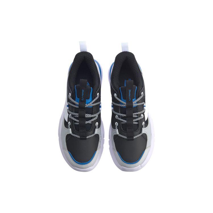Li Ning Mark Lite Амортизация Нескользящие Износостойкие Низкие Спортивные Повседневные Кроссовки Мужские Черный Белый AGCQ039-3
