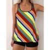 Plus Size Elegant Tankini Set Women's Plus Bikini  Set  Print  Tank Dress  Party Swimsuit 2 Piece  Bathing Suit Set