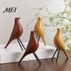 Compact Decorative Piece Nordic Style Bird Desktop Decor, Medieval Table Minimalist Streamlined Design Statue for Home Office Bookshelf Mantelpiece
