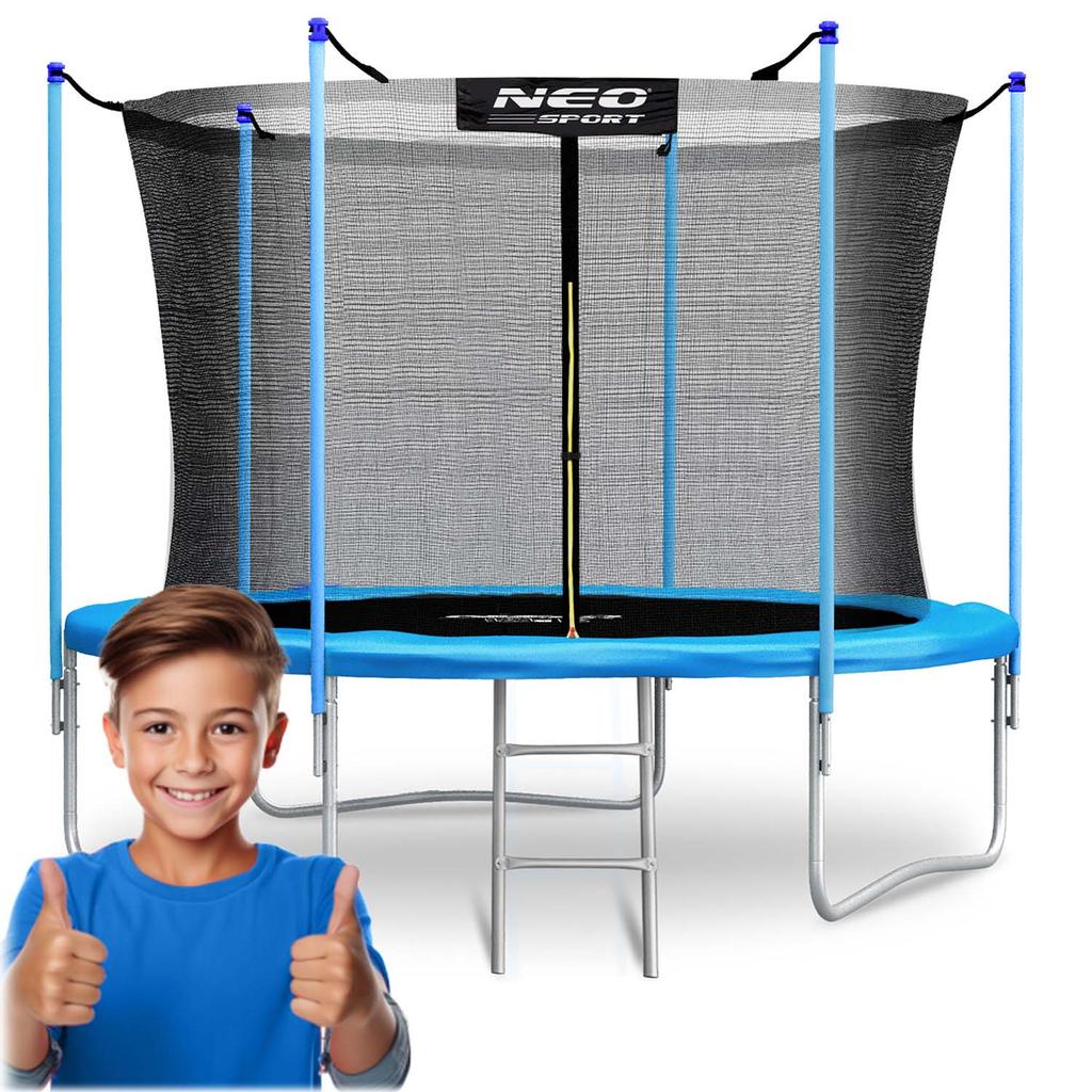 Neo-Sport Garden Trampoline 6Ft/ With Inner Net And Ladder