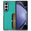 Чехол для Samsung Galaxy Z Fold6 5G с держателем для карт, кожа личи + ПК, складной чехол для телефона