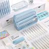 Multilayers Pencil Case Staircase Style Stationery Storage Pouch Pen Bag  Office School Supplies