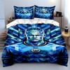 Geometric portrait, Manchester City. Bedding sets Duvet cover sets Duvet covers Pillowcases(1 * Duvet Cover 2 * Pillowcases, without duvet insert)