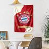 Fc Bayern Mnchen Custom Your Name Wall Decor Tapestry Art For Pet Memorial Birthdaywedding Party Backdrop Family Gift