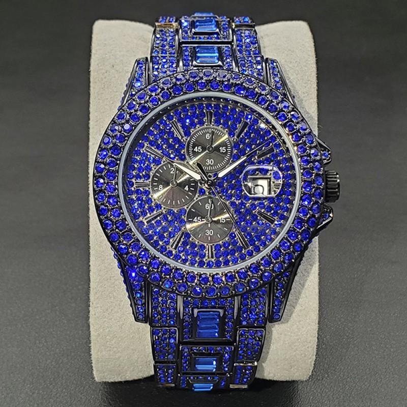 MISSFOX Womens Quartz Watch Hip Hop Full Color Luminous Fashion Wristwatch