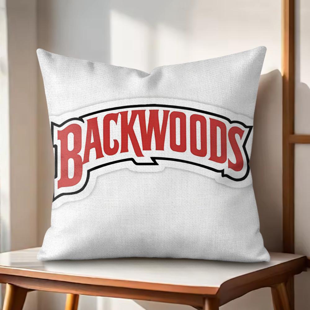 Bulma BBackwoods Cushion Cover Natural Linen Organic Fabric DoubleSided Printing Couch Pillow Covers Home Decor