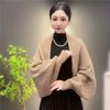 Spring Autumn Knitted Cardigan Long Sleeved Shawl Women Soft Popular Style Knitwear Female Mother Sweater Cape Knitting Jacket