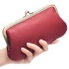 New European and American Clip Bag Hand Grab Bag Female Simple Long Hand Bag Wallet Mouth Gold Storage Bag Large Capacity
