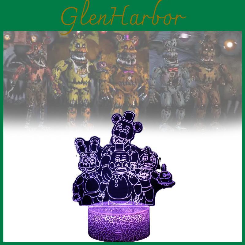 Светодиодный ночник Five Nights At Freddys Животное с пультом дистанционного управления для декора детской комнаты