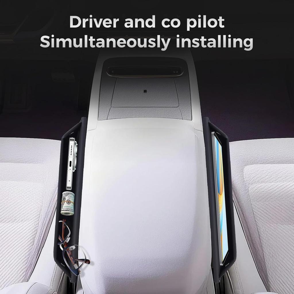 2026 2 Pack Car Seat Gap Filler Organizer, Universal Premium Leather Front Seat Side Organizer, Gap Filler For Car, Phone, Sunglasses, Keys, SUV