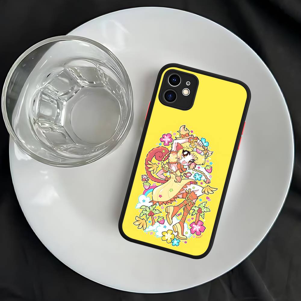 Чехол для телефона Tokyo Mew Mew Аниме для IPhone 16e 16 15 14 13 12 11 Pro Max X XS Max Plus Матовый Прозрачный