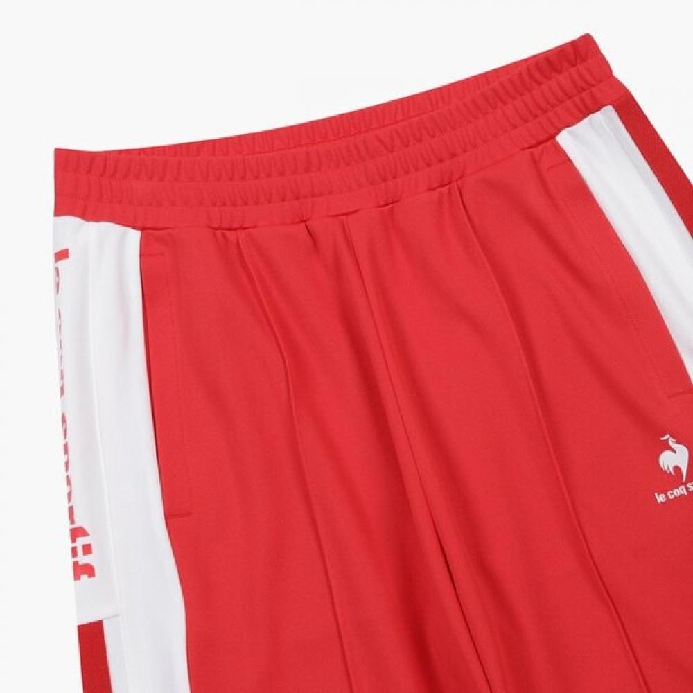 Le Coq Sportif Unisex Wide Track Pants Red Qp123tfp32