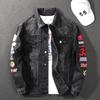 Men's Trendy Ripped Denim Jacket: European & American Street Style, Loose Fit for Teens, Ideal for Spring & Autumn