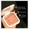 QIBEST Highlighting Powder Contouring Mashed Potatoes Natural Nude Makeup Glitter Brightening