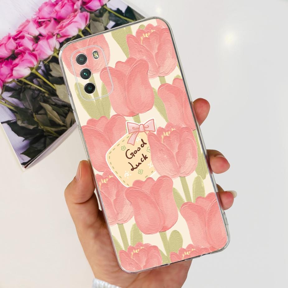 Для Xiaomi Poco M3 Чехол PocoM3 Pro Новый Модный Расписной Чехол Мягкий Силиконовый Чехол для Телефона Для Xiaomi Poco M3 Pro PocoM3 Fundas Coque