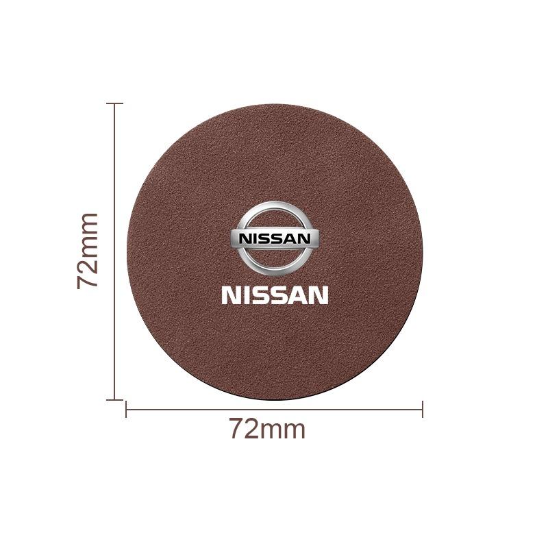 Car Interior Car Anti Slip Insert Cup Coasters Car Accessories For Nissan Nismo Qashqai X J10 J11 Trail Tiida Teana Skyline Juke X-trail Almera