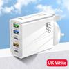 65W GaN USB Charger PD Type C Fast Charging Phone Charger Power Adpaters For iPhone 15 14 Xiaomi Samsung EU/US Plug Wall Charger