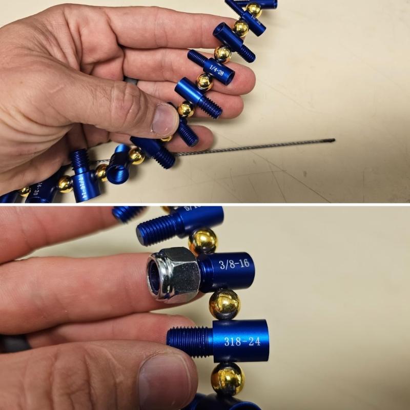 Съемный измеритель размера гаек и болтов. Инструмент для проверки резьбы гайки и болта. Тестер резьбы. Инструмент для проверки резьбы болта.