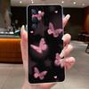Чехол для Tecno Camon 18 Premier CH9n Модный с бабочками и цветами Мягкий силикон Прозрачная задняя крышка Чехол для телефона Tecno Camon 18 Premier