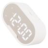 Цифровой будильник USB LED-дисплей Белый свет Зеркало Электронные настольные часы для спальни гостиной