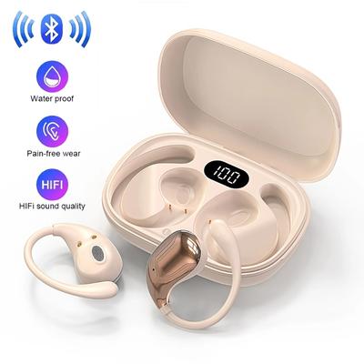 TWS спортивные наушники Bluetooth 5.4 HIFI Bass беспроводные наушники светодиодный сенсорный наушники Hands-free с шумоподавлением водонепроницаемая гарнитура