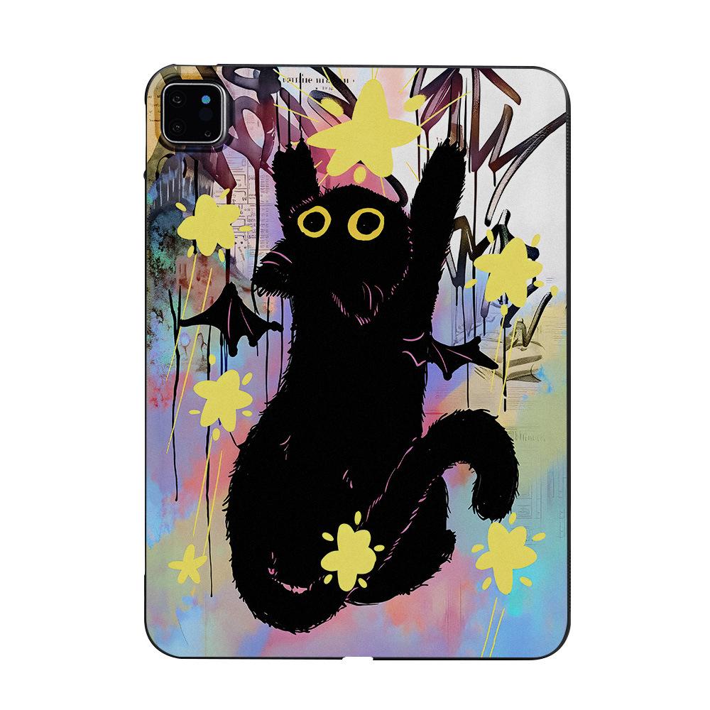 Подходит для Star Black Cat Apple iPad 11-дюймовый защитный чехол Xiaomi Pad 6 мягкий чехол Samsung Tab S7 легкий и тонкий
