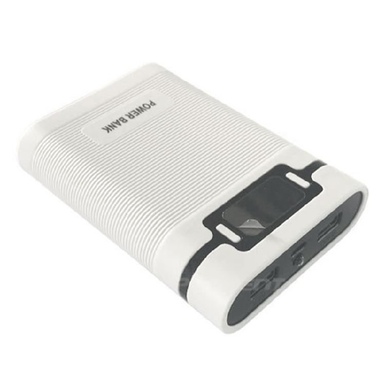 Практичный чехол-аккумулятор 18650 для мобильных устройств, 4 ячейки, съемная конструкция, простая сборка, светодиодный дисплей питания, подходит для энтузиастов