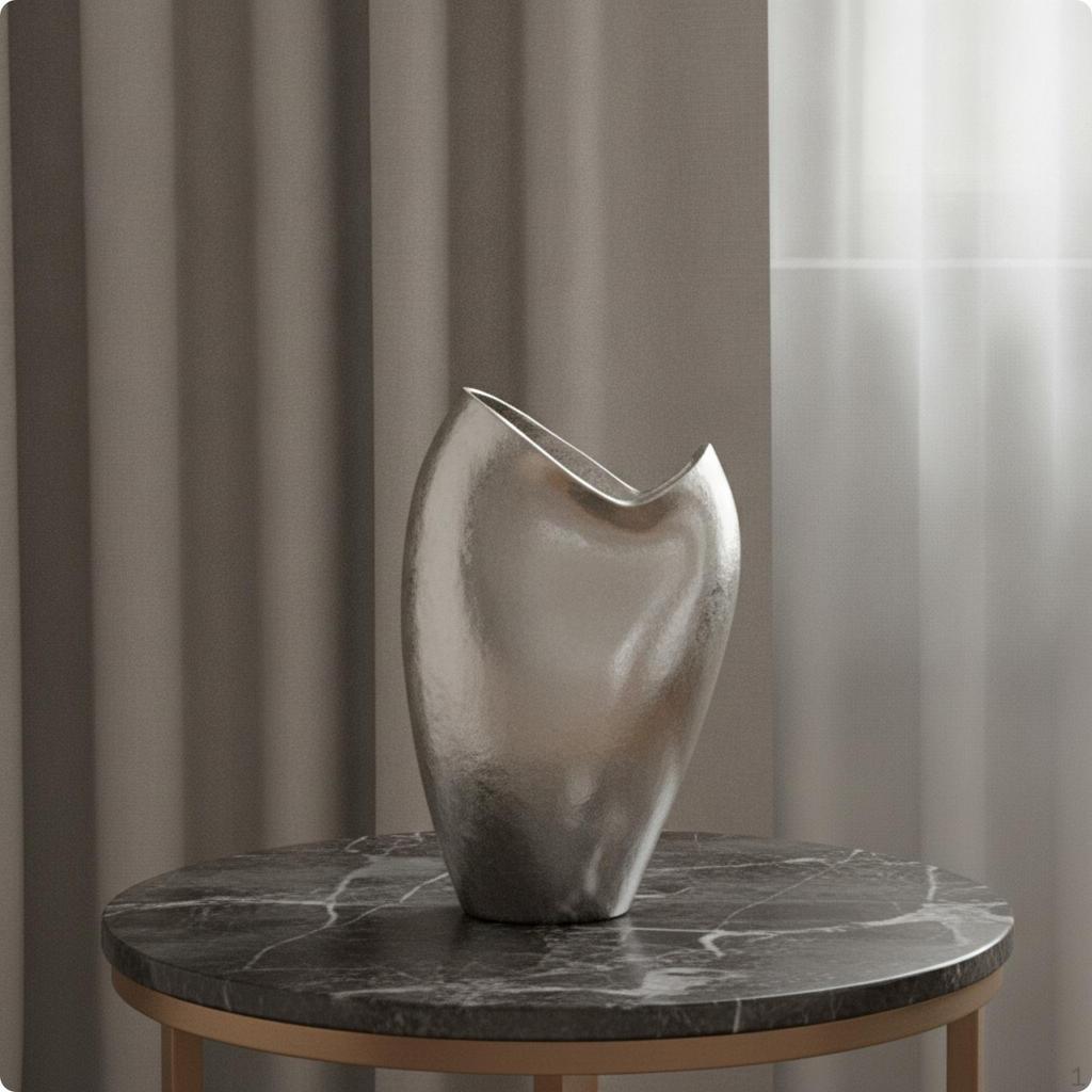 Aluminum Decorative Vase Tall Flower Floral for Minimalists