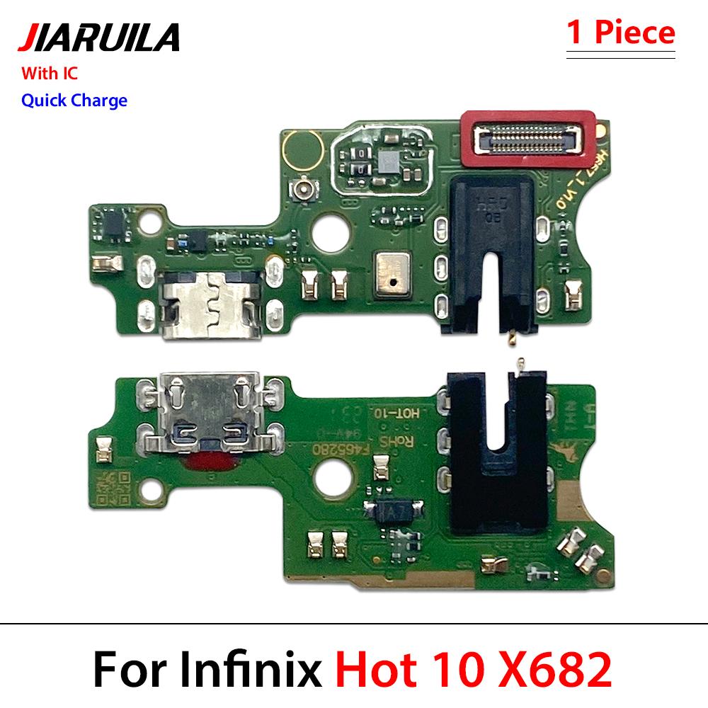 Для Infinix Hot 11 Play Smart 9 Spark 11C 1G Hot 11 USB-зарядка Док-разъем Плата Порт зарядки Микрофон Шлейф Быстрая зарядка