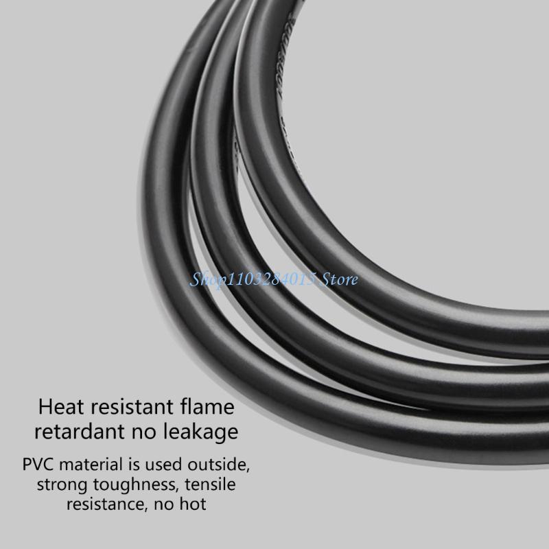 R6FF Universal Male to Female UK Power Extension Cord IEC320 C14 Male to UK 3Pin Female Socket Power Cord Wire 10A13A/250V