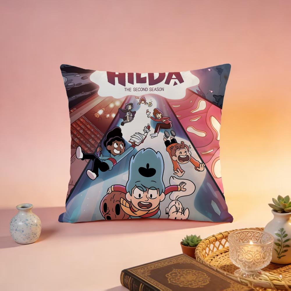 Popular HHildaable Cushion Cover Premium SkinFriendly Pillow Case MultiPurpose for Home Office Travel