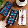 M-Martini Racing Чехол для телефона с горизонтальной полоской Для iPhone17,16,15,14,13,12,11 Plus,Pro Другие Мягкий черный чехол