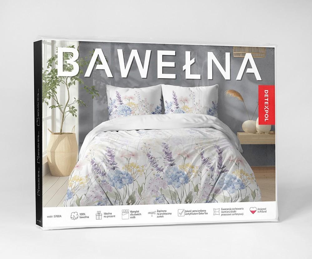 Pościel Bawełniana 220X200Cm Kwiaty Polne