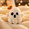 Holiday Gift for Kids Halloween Ghost/Pumpkin Black Cat Plush Figurine, Soft Stuffed Doll Cute Bag Accessory with Hanging Chain, Creative Photography