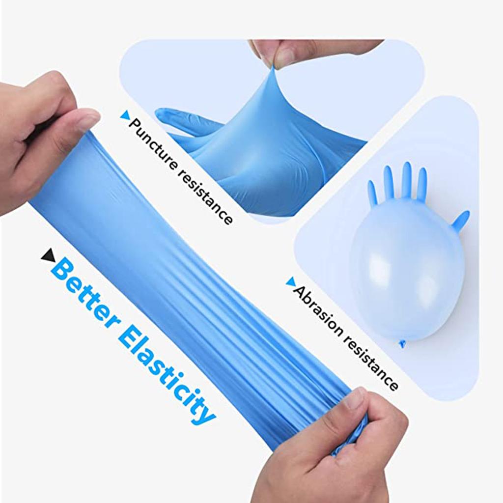 Одноразовые нитриловые перчатки, инспекционные, страховые, перчатки для работы по дому, защитные утолщенные резиновые нитриловые перчатки