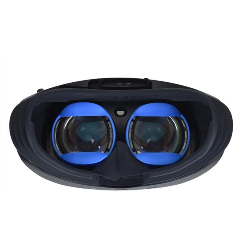 Scratchproof VR Glasses Cover Caps Silicone Protective Cover for PS VR2 Headset Glasses Lens Caps Protective Sleeve