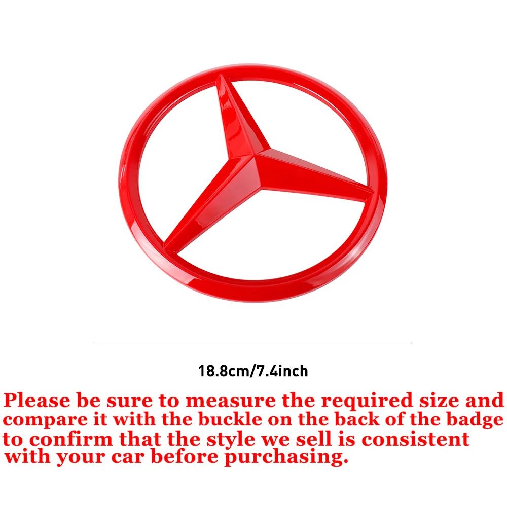 For Mercedes Benz Car Accessories Front Hood Grille Emblem Cover Auto Decoration Sticker for Mercedes Benz W204 W176 W212 A C E