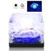 Waterproof Solar Powered LED Light Buried Ice Brick Lamp for Outdoor Yard Garden Blue Light