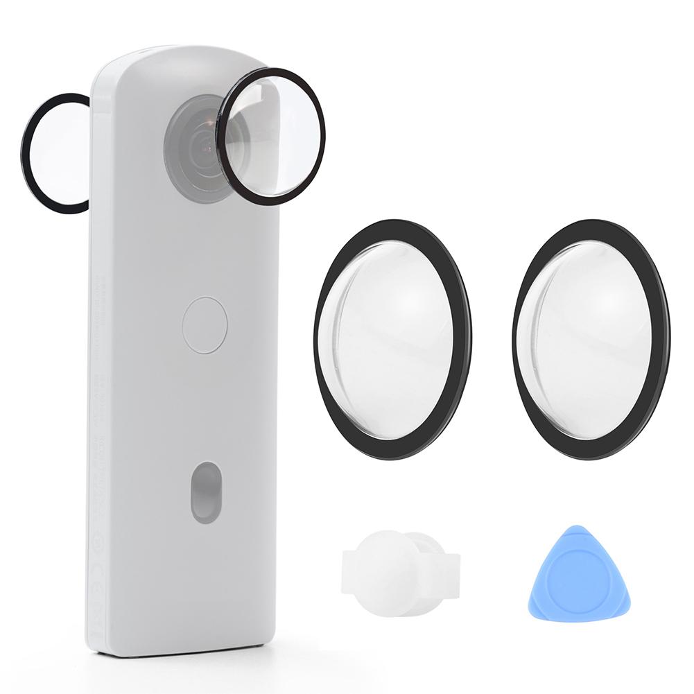 PULUZ Защита Объектива PC Протектор Для RICOH Theta SC2/S/V 360 Аксессуар Защитная Крышка Объектива Для Tesla Model Y Juniper Передняя Ка