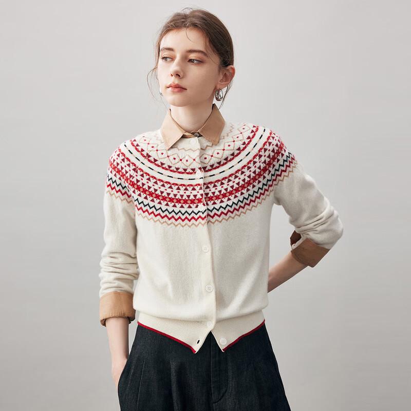 Женский кашемировый кардиган Kemeng Boka в стиле Fair Isle