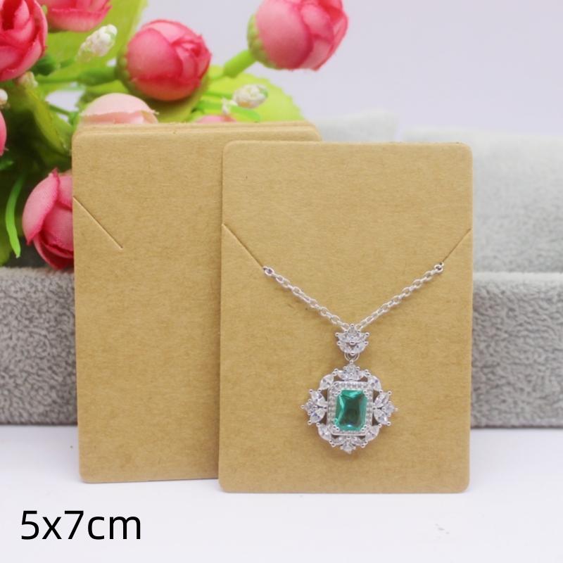 50 шт. белая/крафт-бумага, серия разных размеров открыток, сережек, ожерелий, открыток для украшений